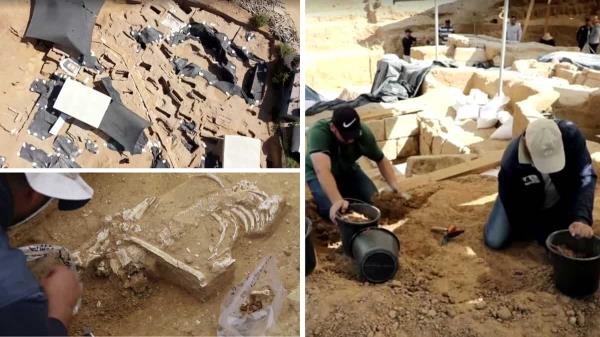 在加沙有2000年历史的罗马墓地发现了100多座坟墓
