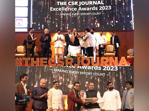 企业社会责任杂志卓越奖2023:Rajnath Singh Harps关于印度社会福利的历史，Eknath Shinde, Aamir Khan出席活动